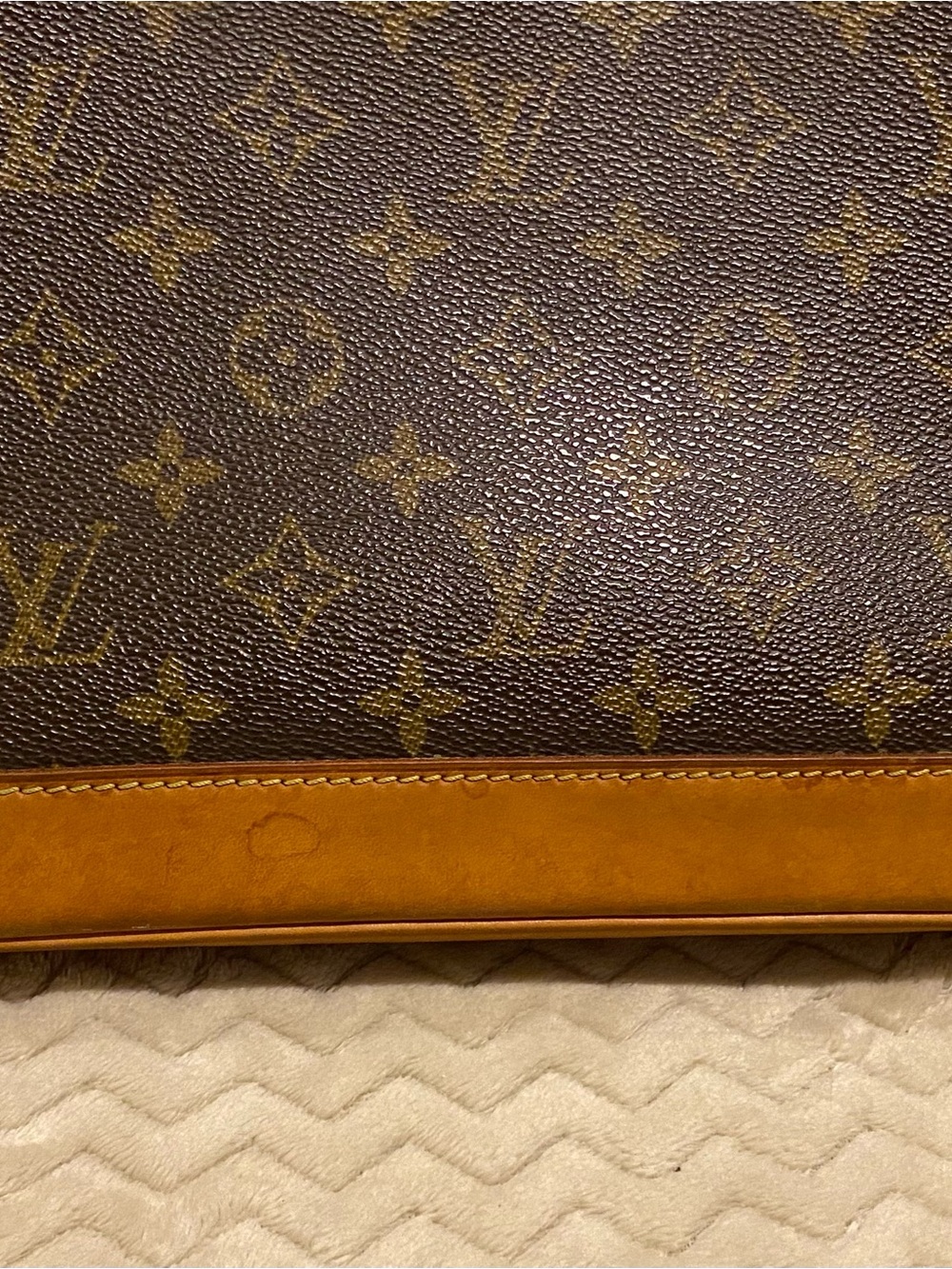 Louis Vuitton Monogram Top-Handle Alma Bag in Brown and Tan - Picture 8 of 10